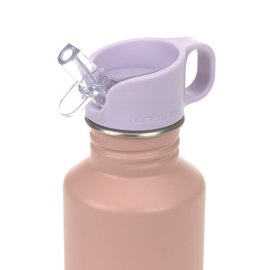 Lässig LÄSSIG RVS Drinkfles 500 ml – Party Rose/Lilac