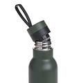 Lässig LÄSSIG BOLD Dubbelwandige RVS Drinkfles 500 ml - Dark Olive