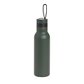 Lässig LÄSSIG BOLD Dubbelwandige RVS Drinkfles 500 ml - Dark Olive