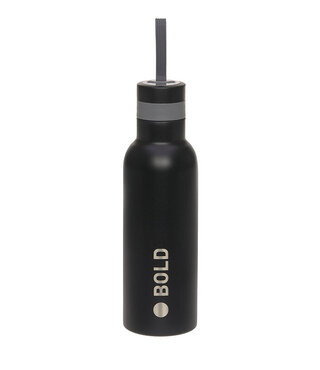 LÄSSIG BOLD RVS Drinkfles 750 ml - Black