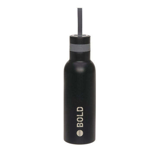 Lässig LÄSSIG BOLD RVS Drinkfles 750 ml - Black