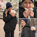 Mamalila Mamalila Allrounder Winter Babywearing Jacket - Black