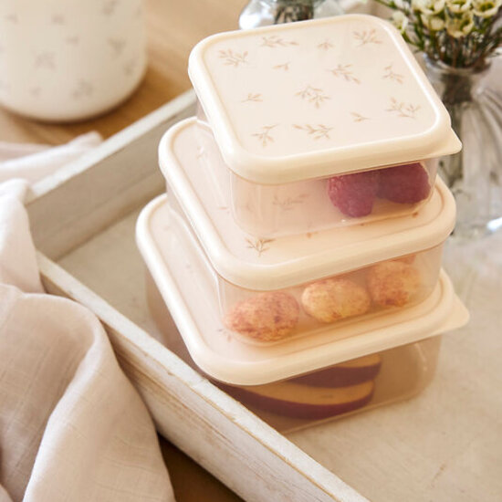Lässig Lässig RVS snackboxes 3-delig  - Miracle of Nature