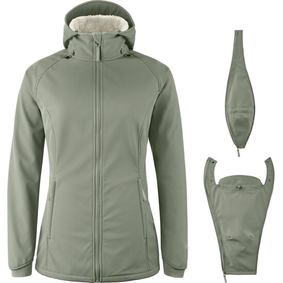 Mamalila Mamalila Allrounder Winter Babywearing Jacket -Agave