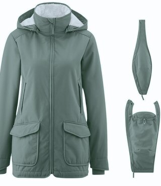 Mamalila Cosy Allrounder Babywearing Jacket - Agave