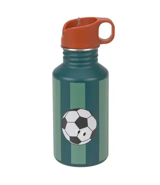 LÄSSIG RVS Drinkfles 500 ml – Unique Stripes Sports Balls