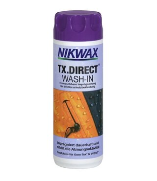 Nikwax TX.Direct Wash-In 300 ml – Impregneermiddel voor waterdichte kleding