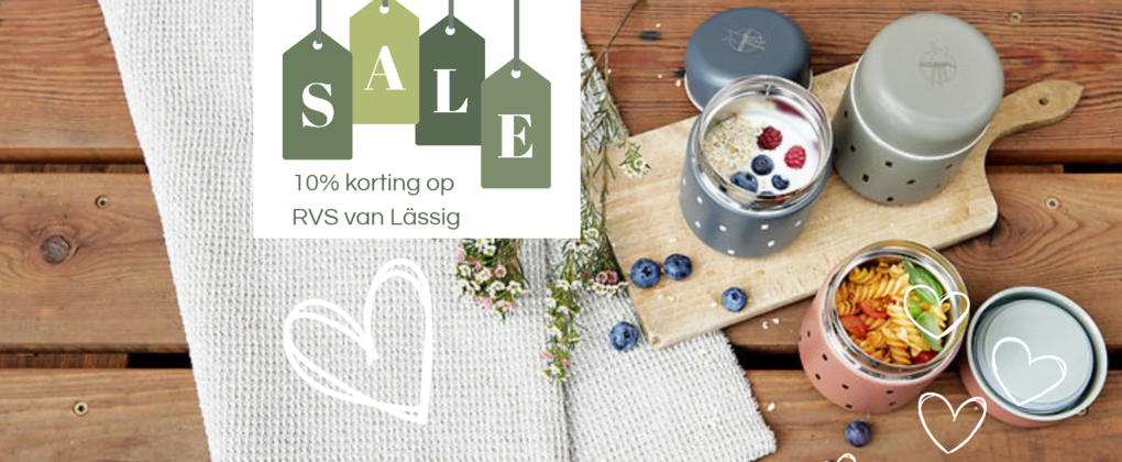 10% korting op geselecteerd RVS van Lässig