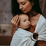 Moon Ring Sling - White Moon