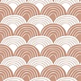 Swedish Linens hoeslaken Rainbows terracotta pink, 40 x 80 cm