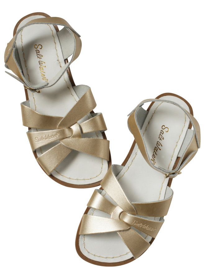 Salt water sandals original gold