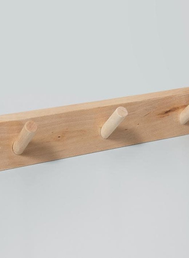 Wooden coatrack