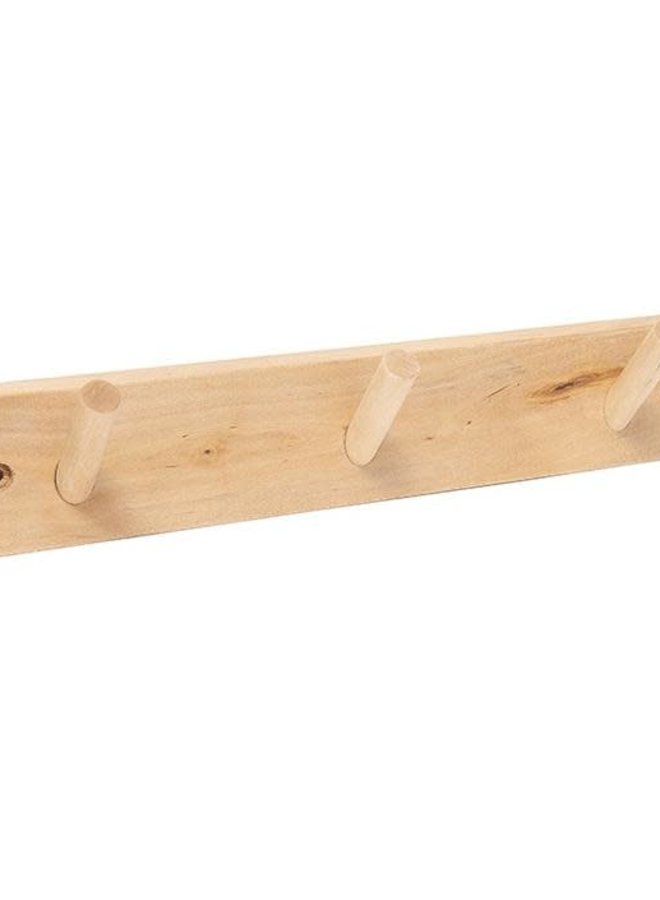 Wooden coatrack