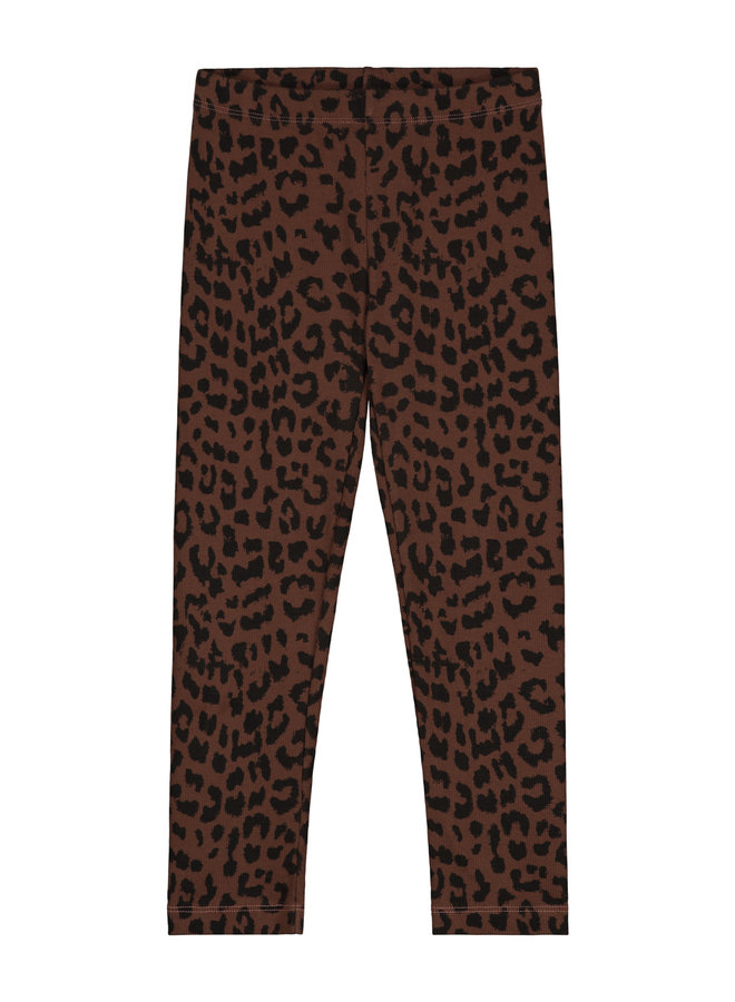 Leopard pants Hickory Brown