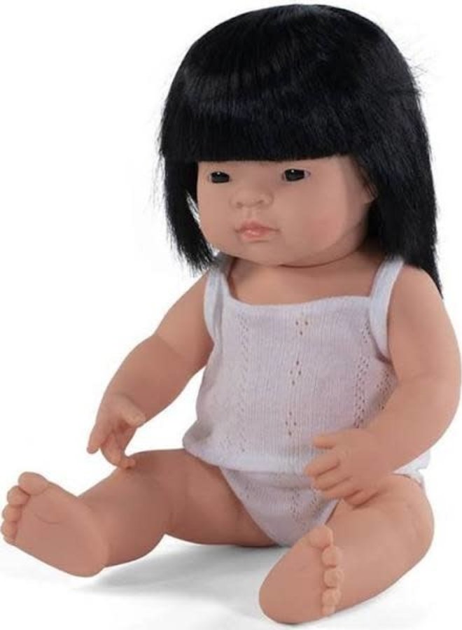 Miniland Babypop Aziatisch Meisje - 38 cm