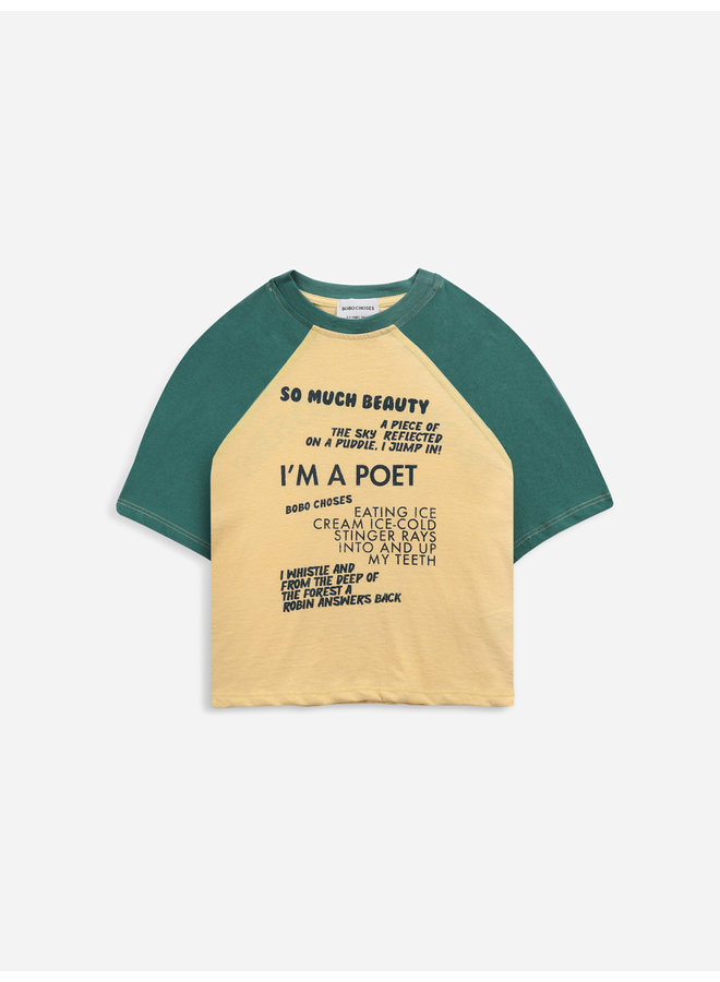 Poetry Bobo 3/4 sleeve T-shirt