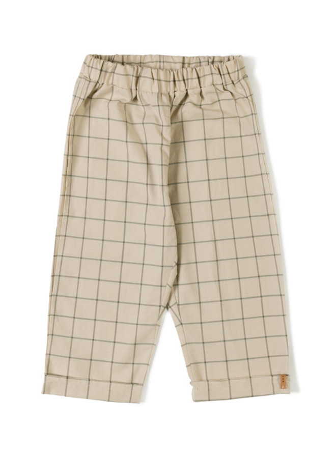 Stic pants Peach-Moss Checkered