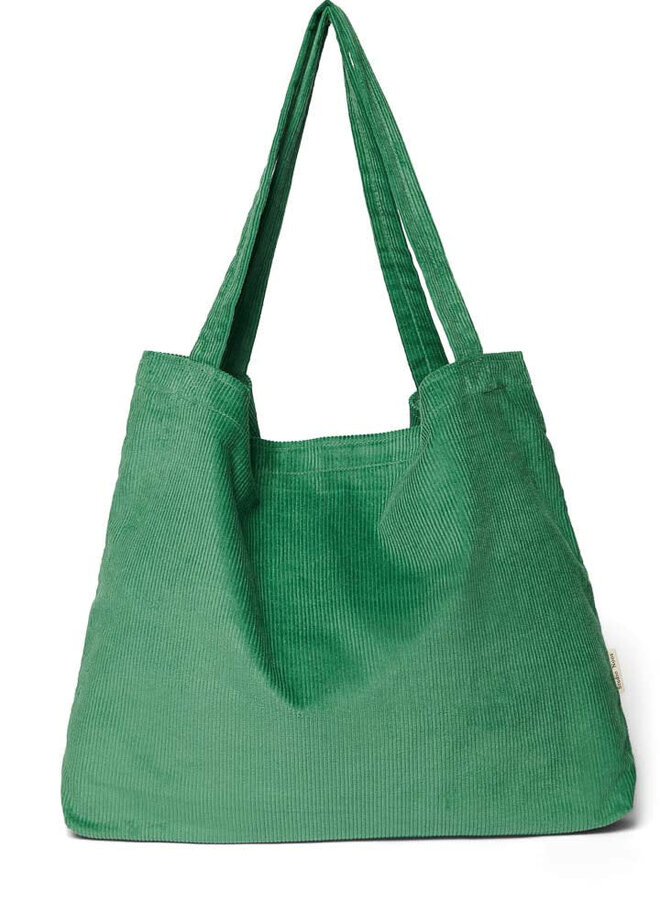 Bright Green rib mom-bag