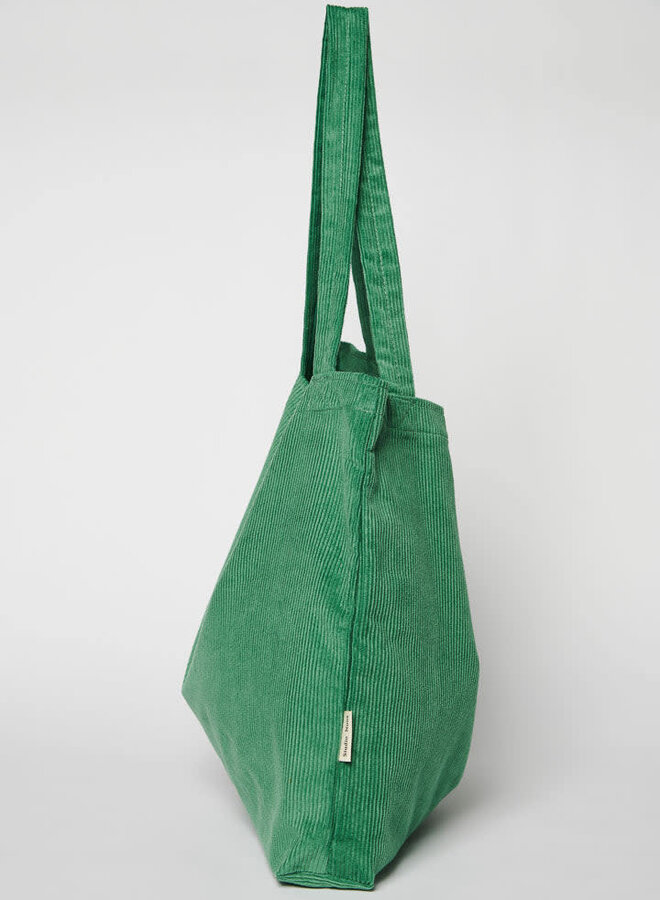 Bright Green rib mom-bag