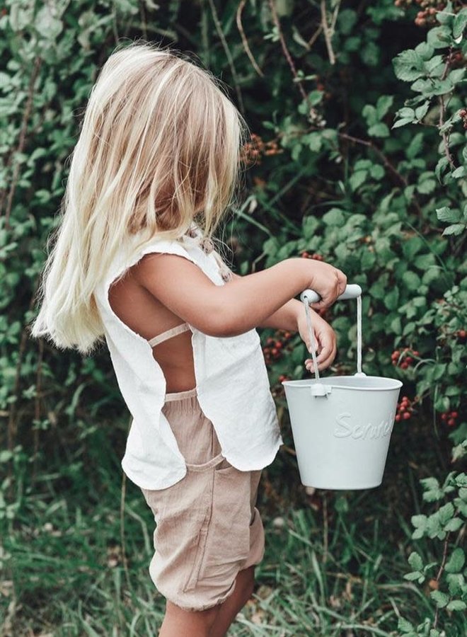 Bucket eendenei blauw