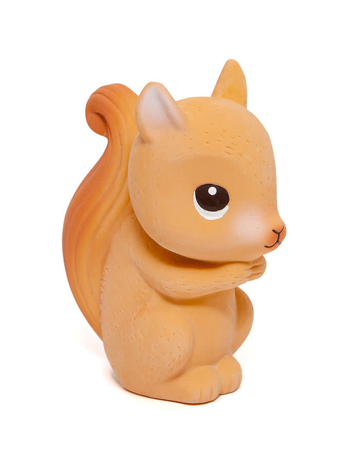 100% natural rubber toy Silas the Squirrel