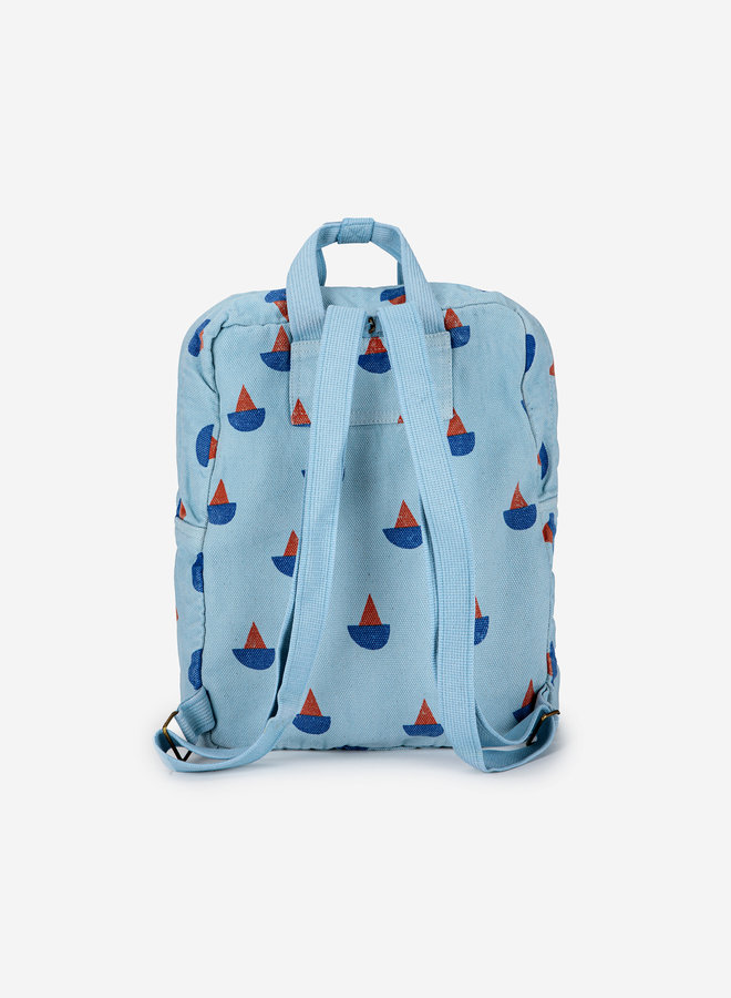 Sail Boat all over school bag