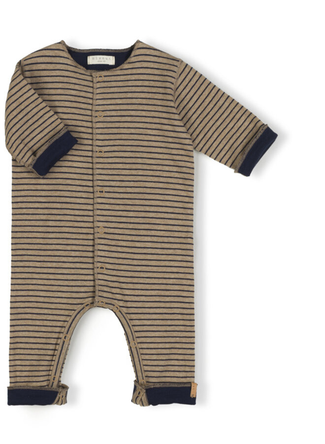 Born onesie Night Stripe