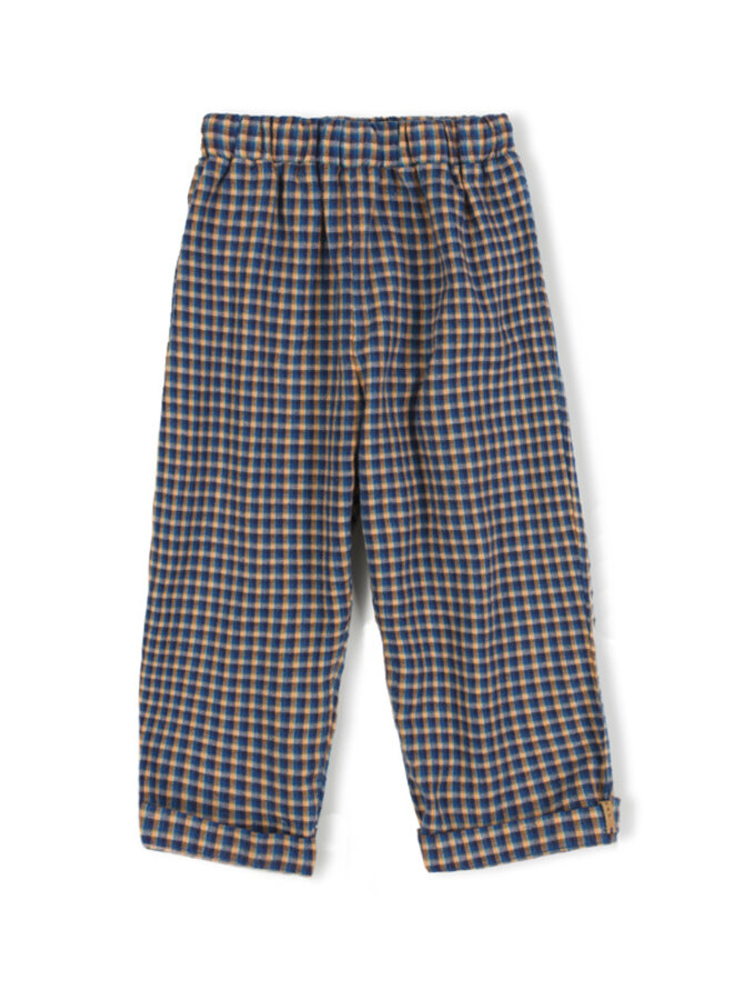 nixnut pants/indigo checkered チェックパンツ 92-