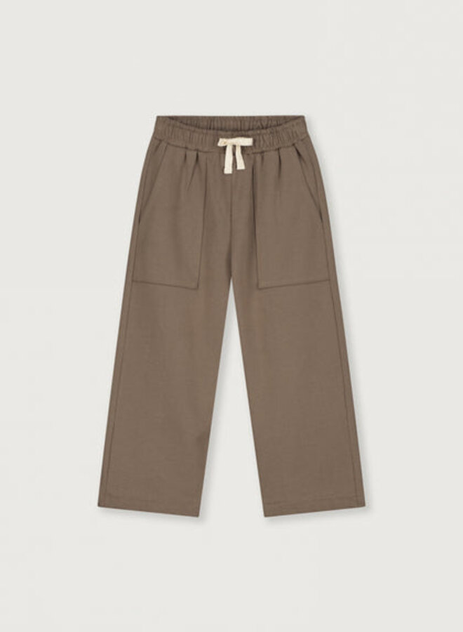 Loose Straight Trousers GOTS - Brownie