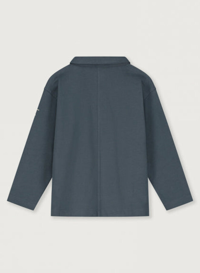 Overshirt GOTS - Blue Grey