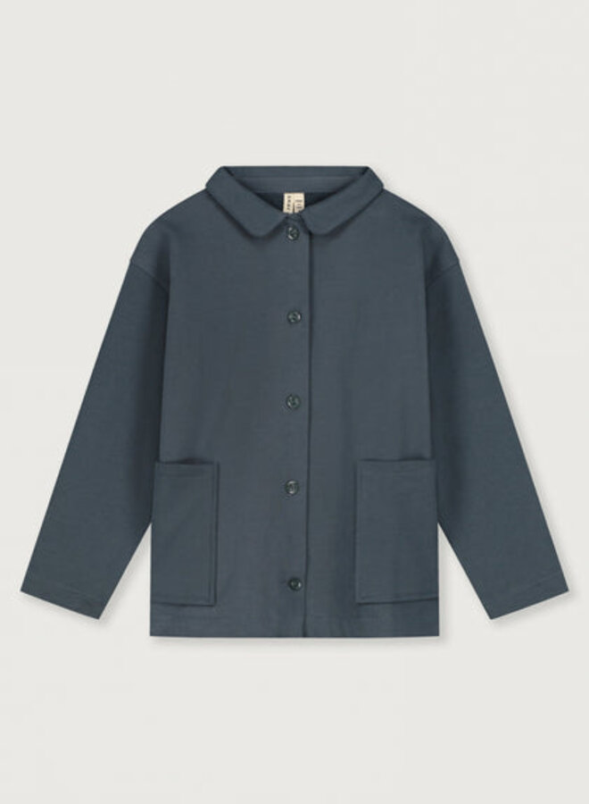 Overshirt GOTS - Blue Grey