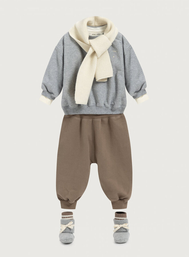 Baby Loose-fit Pants GOTS - Brownie