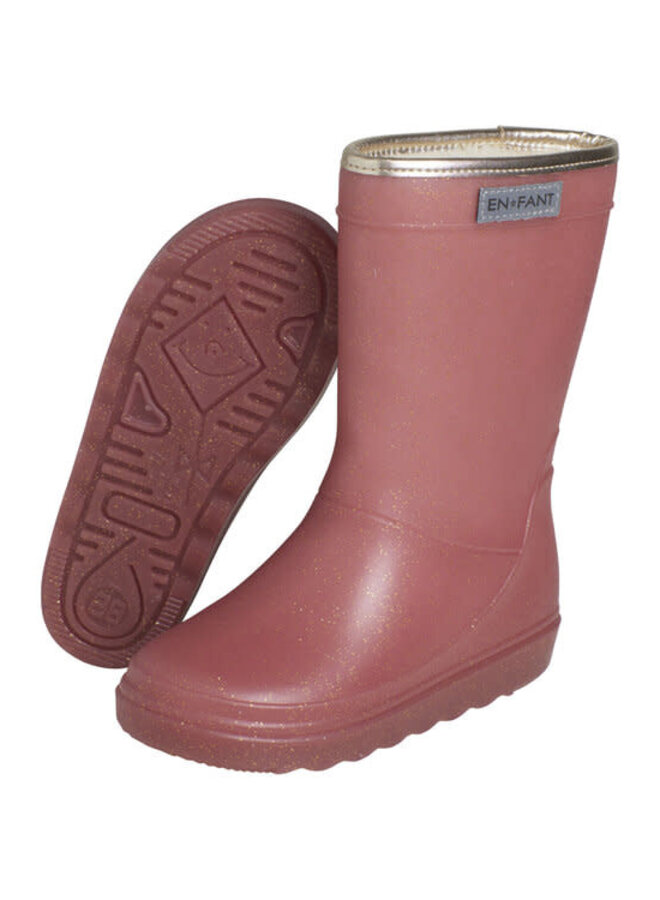 Thermo boot -  Mesa Rose (glitter)