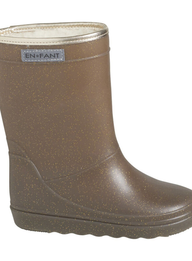 Thermo boot -  Chocolate chip (glitter)