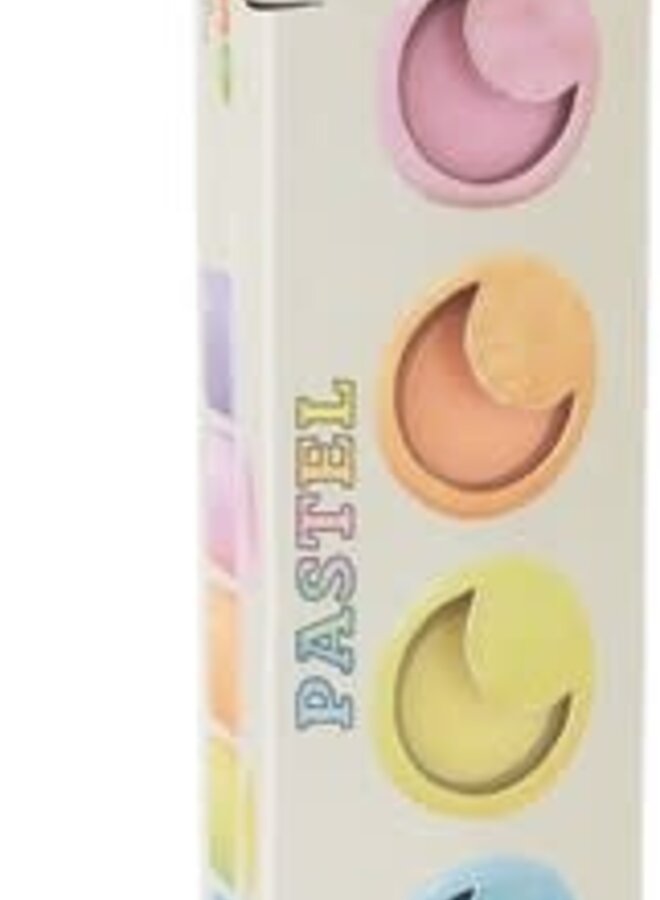 Plakkaatverf in potje - pastel -  6 x 25ml