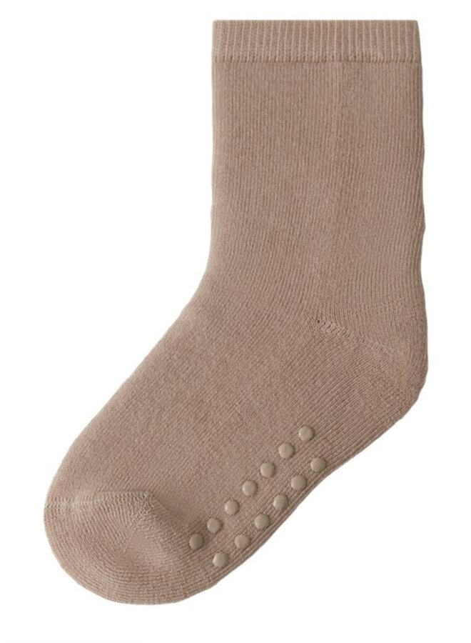 Anti slip sokken - Nougat