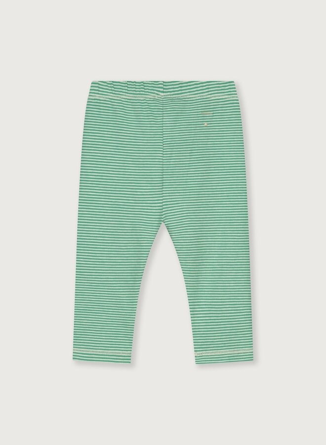 Baby Leggings GOTS Bright Green - Cream