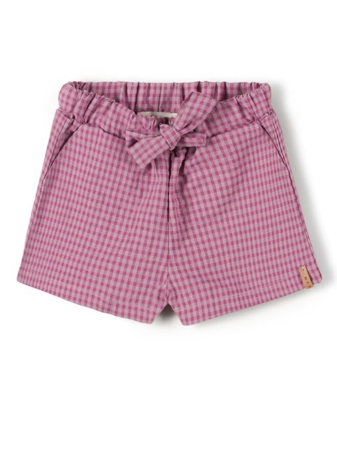 Mousse Short Lotus Checkered