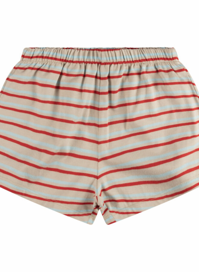 Short Cherry Stripe