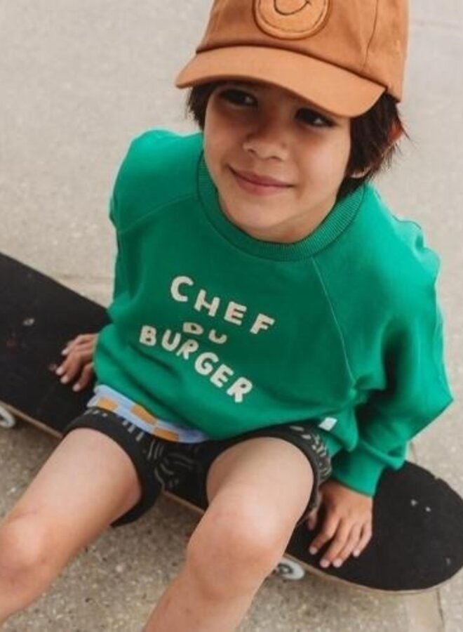 Sweatshirt raglan Chef du burger