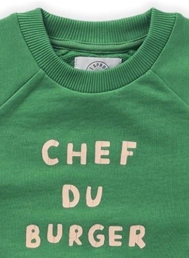 Sweatshirt raglan Chef du burger