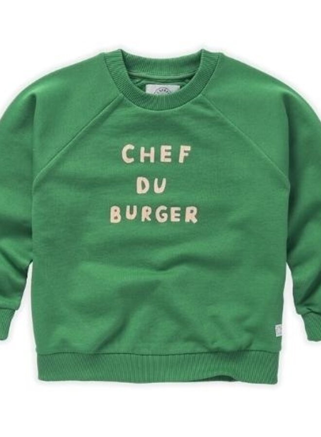 Sweatshirt raglan Chef du burger