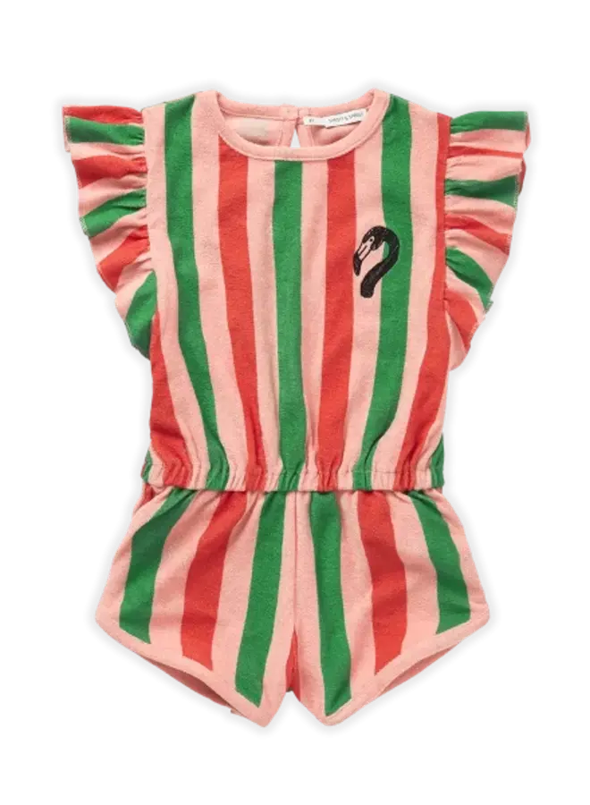 Girls jumpsuit Stripe print