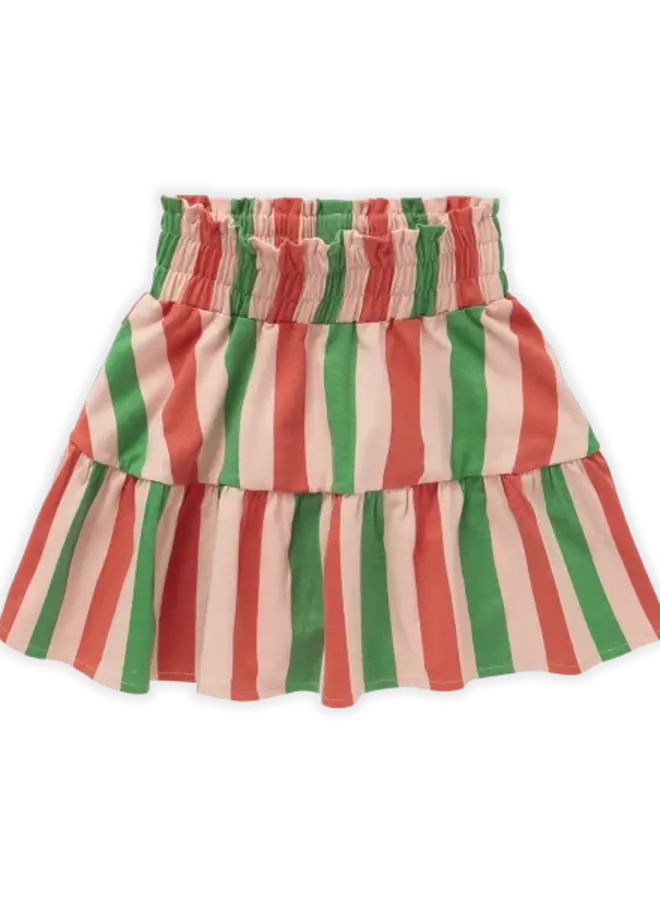 Skirt ruffle Stripe