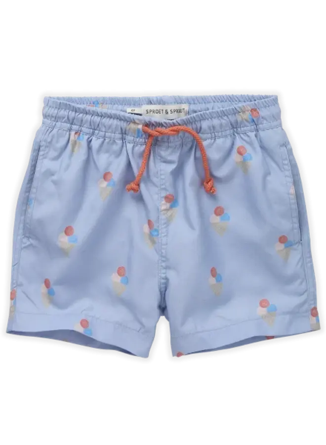 Woven swim short Ice cream print