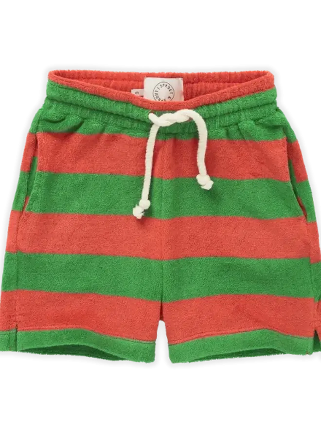 Terry short boys stripe