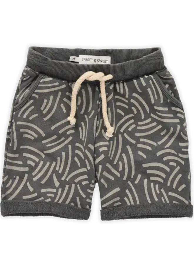 Sweat short Waves print