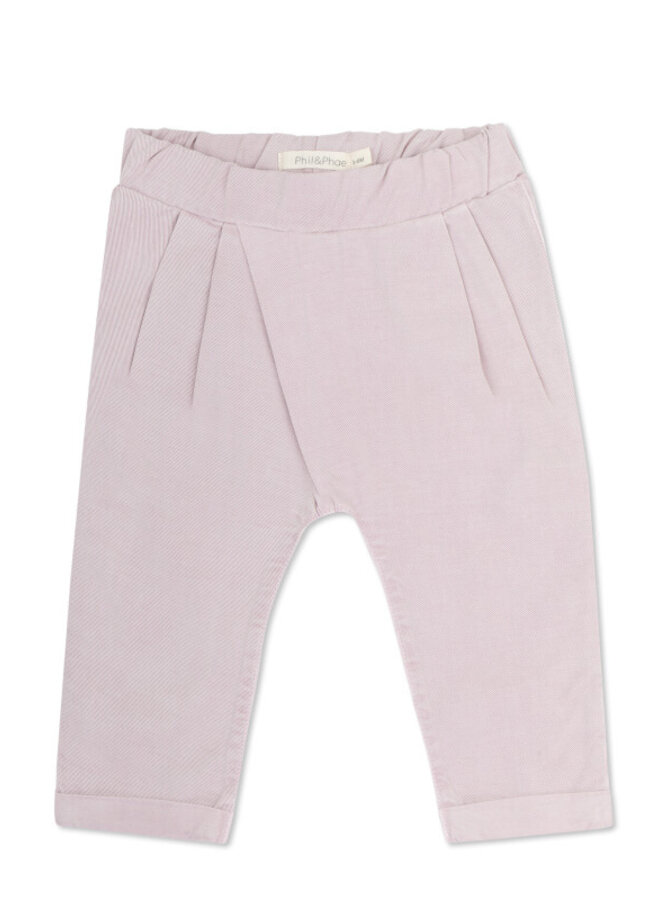 Twill baby chino lilac sky