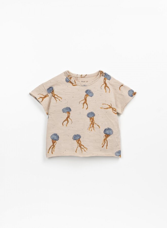 Baby jersey t-shirt  blue - Jellyfish