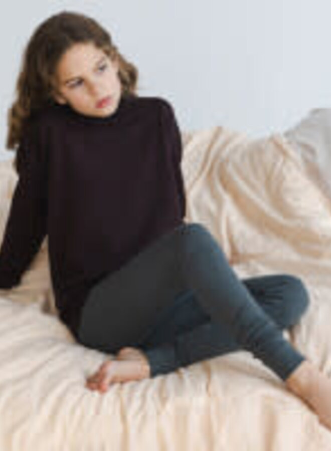 Oversized sweater - dark umber